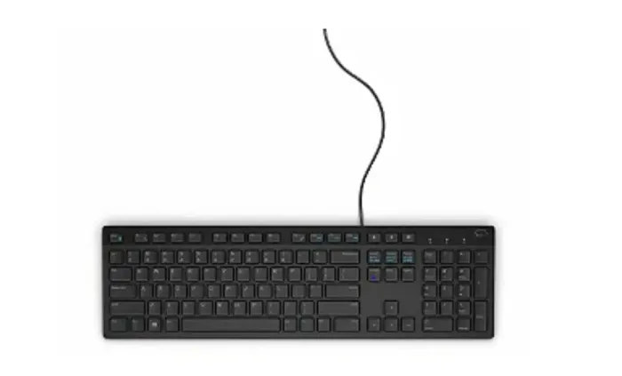 Teclado Dell com fio - Novo
