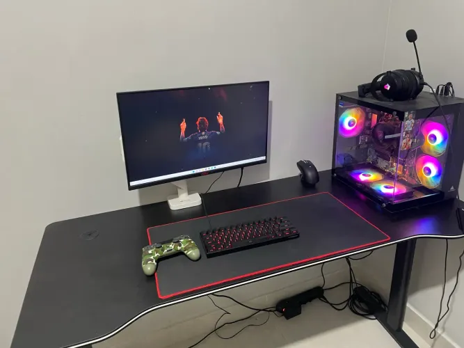 Setup Gamer Completo AM5 + Monitor 144Hz + Periféricos + Mesa