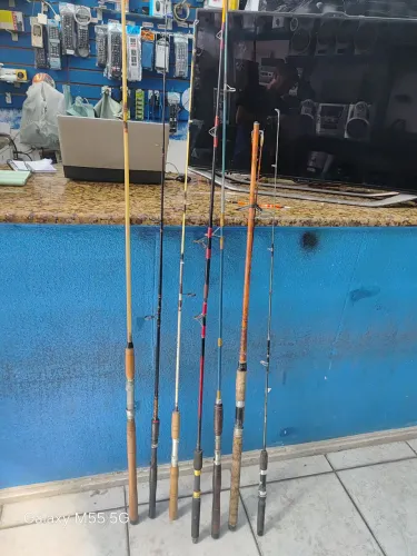 7 varas e de brinde várias vara p reposição 399.00 