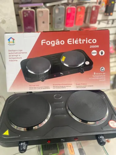 Fogão elétrico 2 bocas - funciona sem gás - faço entrega