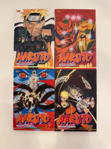 Manga Naruto Gold (41, 44, 47 e 52)