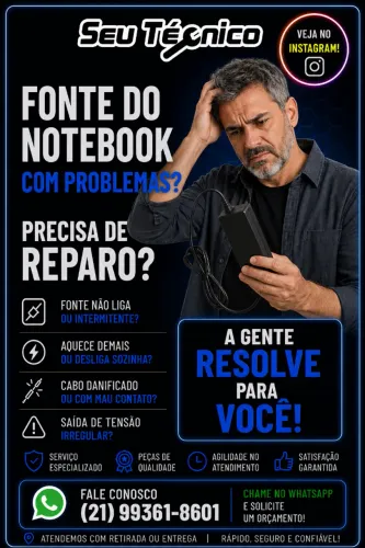 reparo de fontes de notebooks 