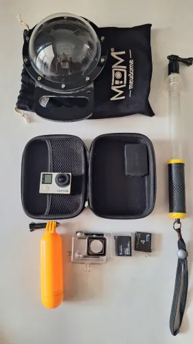 Gopro Hero 4 Silver + Dome + Acessórios 