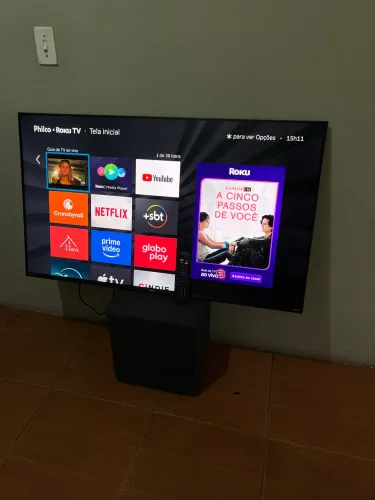 Smart tv 50 com sistema Roku !