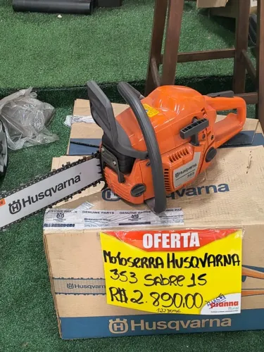 Motosserra Husqvarna 353 sabre 15 - produto novo.