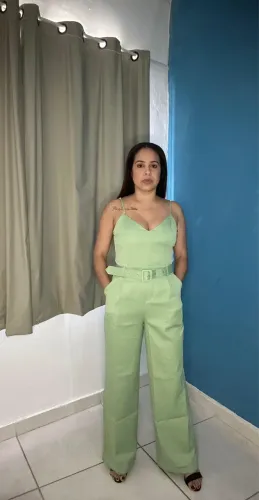 MACACÃO ALFAIATARIA COM CINTO