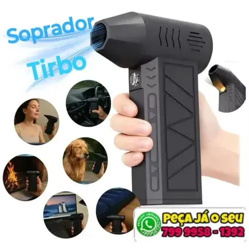 Soprador turbo, limpeza, secagem, pç notebook 
