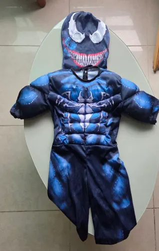 Fantasia Venom Seminova 7-9 anos