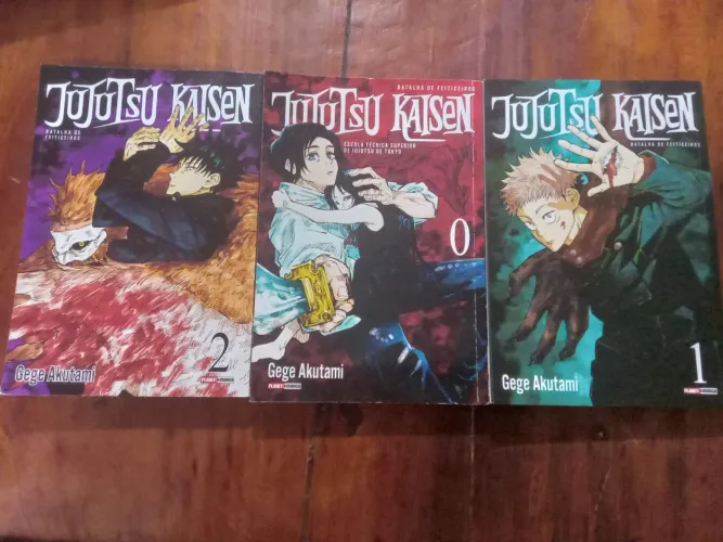 Mangá jujutsu vol 1,2 e 3