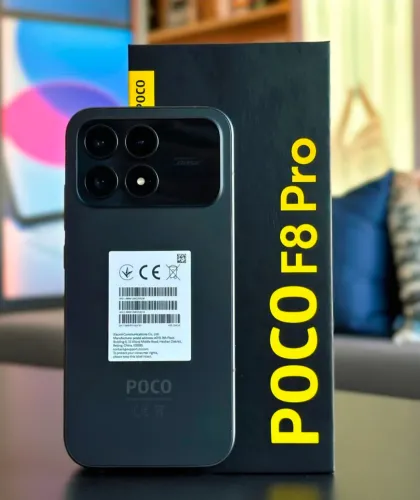 Poco F8 Pro, 512/12GB RAM, cores: preto, azul e prata, carregamento de 100W, LACRADO.