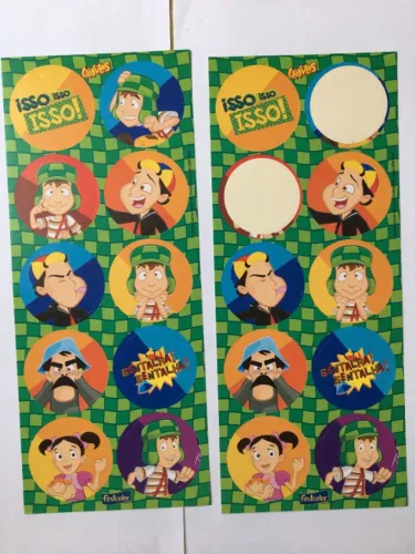 pack de adesivos desenhos animados