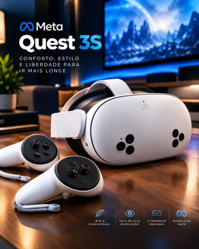 Meta Quest 3S 128GB ? Semi-novo ? Pouquíssimo uso