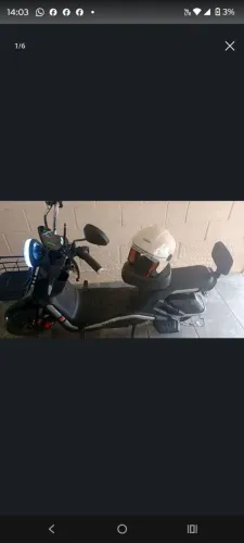 Scooter elétrica 1000 watts (não necessita CNH ou EMPLACAMENTO)