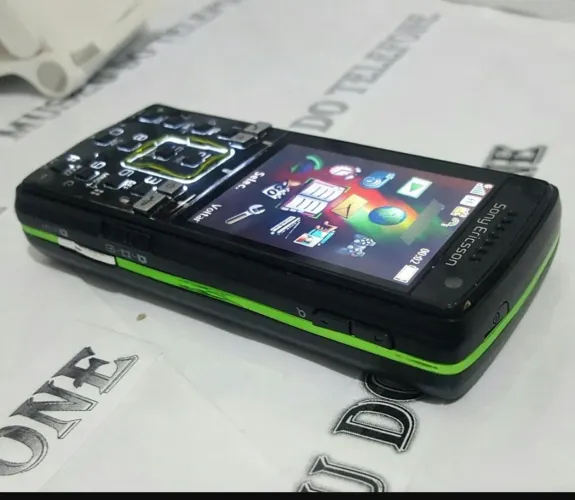 Sony Ericsson k850 cyber-shot celular antigo RELIQUIA