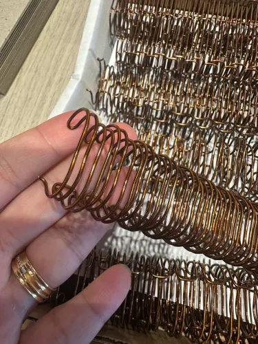 Vendo Wire-O (Anel Duplo) - Bronze - A4 - 3/4?