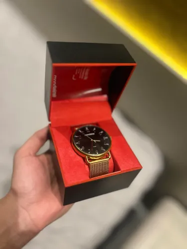 Relógio Masculino Casual Dourado Mondaine