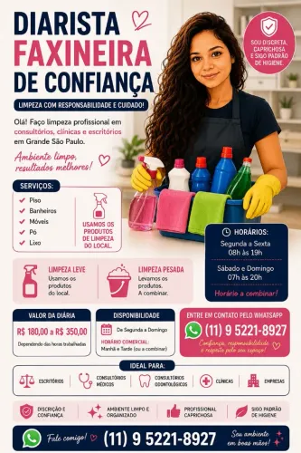 Faxineira e Diarista (Babá)