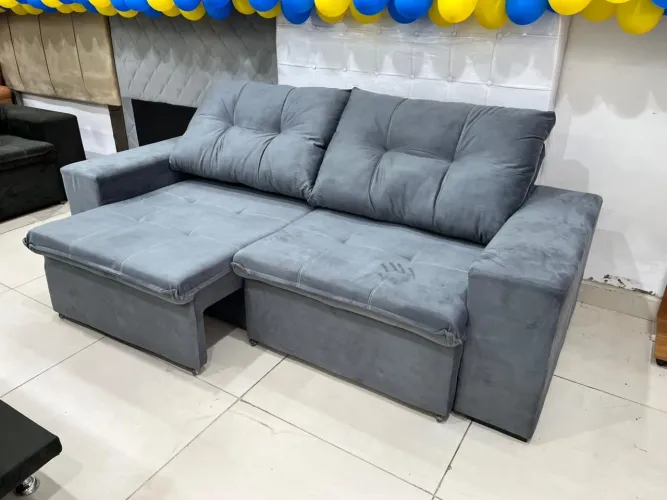 Sofá Retrátil 3 Lugares