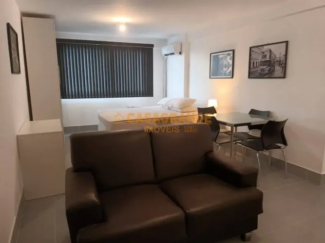 Apartamento p/ Locação- MOBILIADO, Studio, 50m², Lazer Comp - Suíte Service