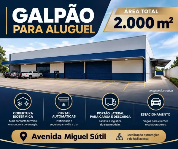 GALPÃO PARA LOCAÇÃO codigo: 384923