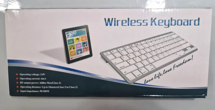 Teclado sem fio Bluetooth