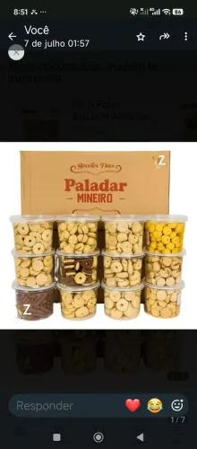 Caixa de biscoito vários sabores unidade