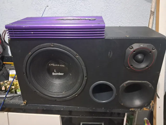 Vendo caixa de som com módulo rodstar 