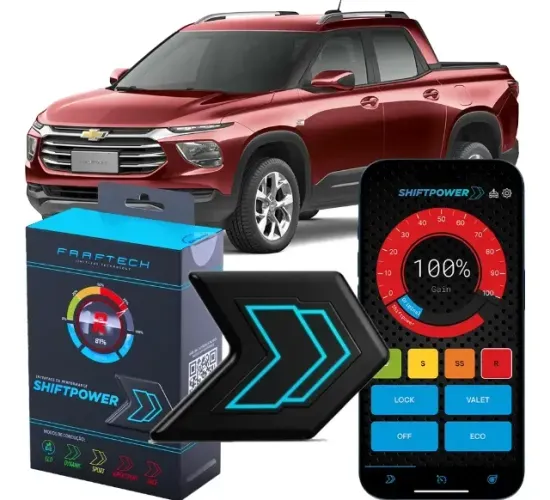 ShiftPower Faaftech Modulo Acelerador Pedal Nova Versão App p/ Montana 2022 a 2026