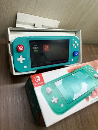 Nintendo Switch Lite Desbloq + Garantia e jogo