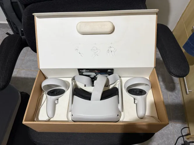 Meta quest 2 oculus de realidade virtual 128gb