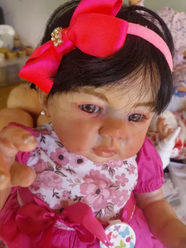 Bebe Reborn corpinho de vinil siliconado