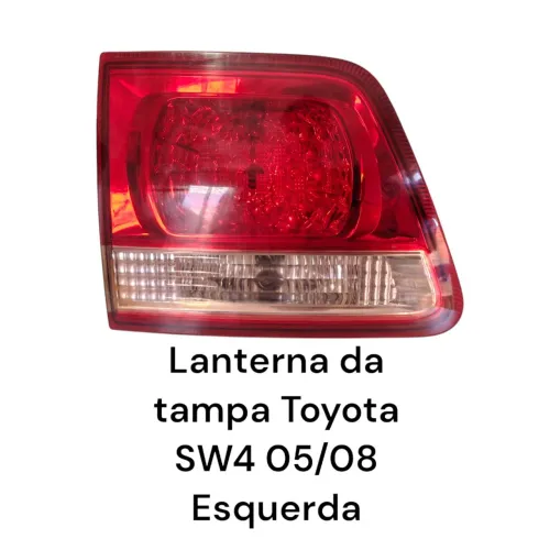 Lanterna Tampa Toyota SW4 05/08 Esquerda