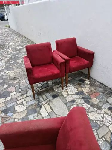 Poltronas usadas e em bom estado