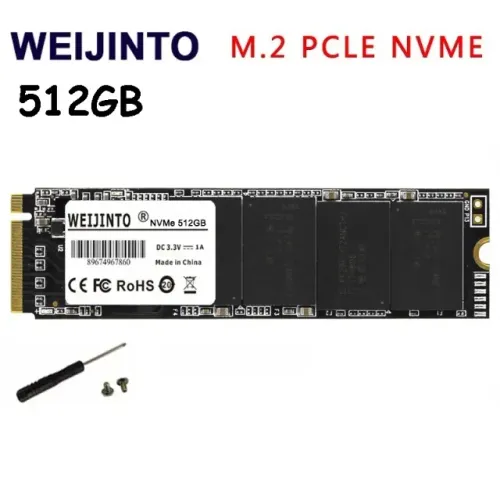 SSD M2 NVMe 512GB Weijinto Novo !