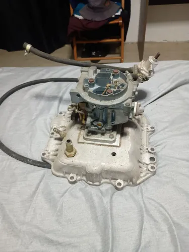 Tampa de coletor + carburador do motor vórtec 6cc, S10