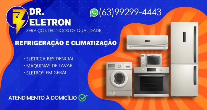 Técnico ar condicionado, geladeira, máquinas de lavar 