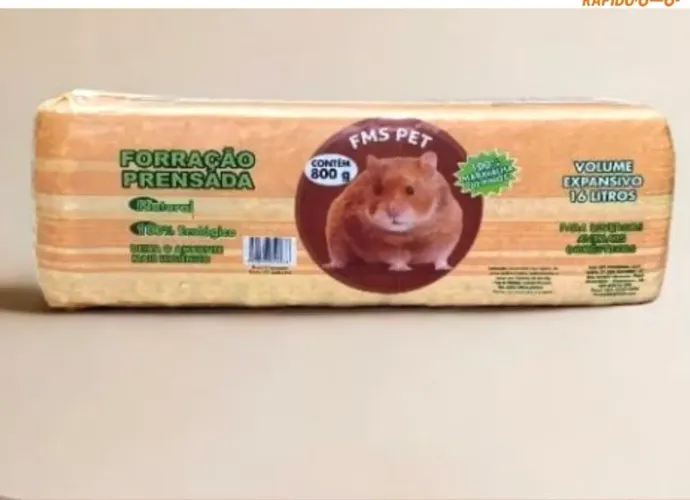 Serragem prensada, substrato aspen