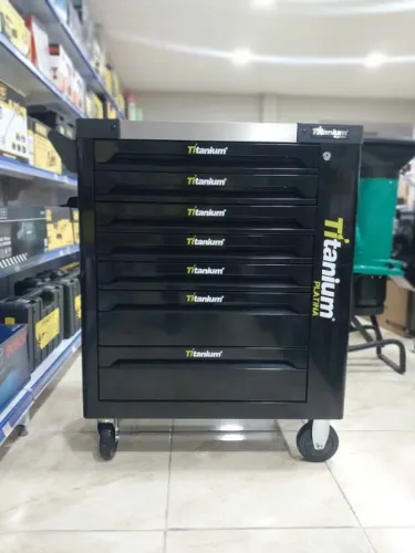Carro com ferramentas 258pçs p/ sua Oficina Titanium(Novo)