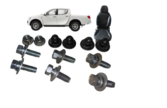 Kit parafuso p/ fixar banco l200 triton outlander pajero