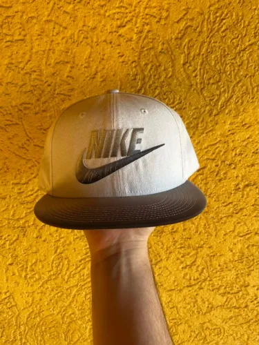 boné aba reta strapback nike branco original raro