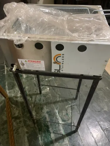 Fritadeira a gás com 1 bojo