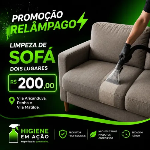 Limpeza Sofá zona leste SP