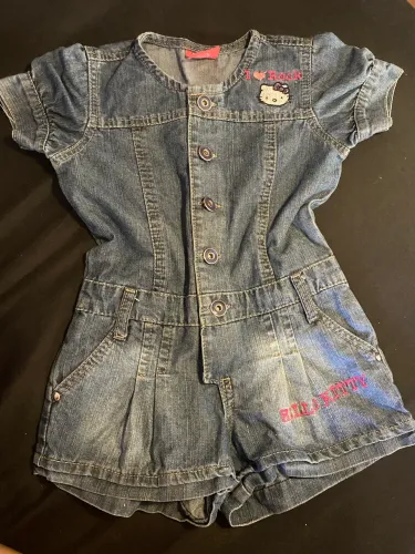 Macaquinho Jeans Infantil