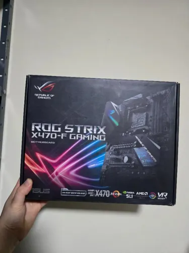 Placa mãe X470F - GAMING ROG STRIX 