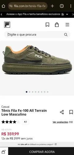 Fila fx100 