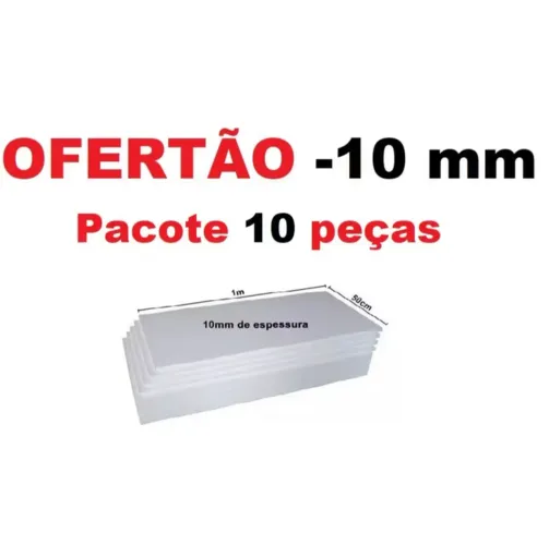 Placas de isopor 10mm - anti chamas