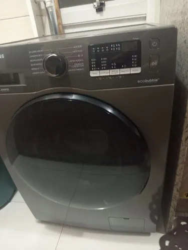 Lava e Seca Samsung 11kg/7kg - Inox Look - Pouco tempo de uso