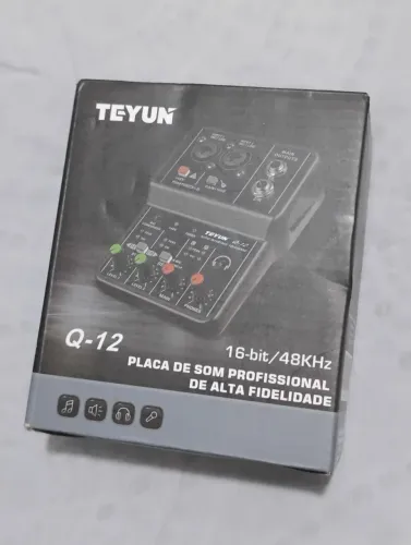 Mesa de som Teyun 2 canais