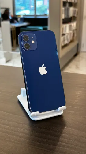 iPhone 12 64GB Azul Seminovo/ Loja Física
