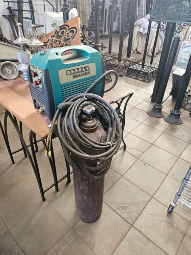 Máquina solda balmer 180 tig com cilindro 